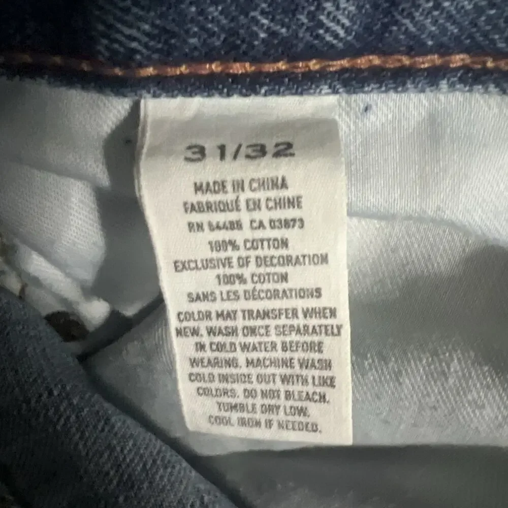 American Eagle Men’s Relaxed Jeans Size 31 X 32 Distressed 2010’s Casual - Picture 8 of 10